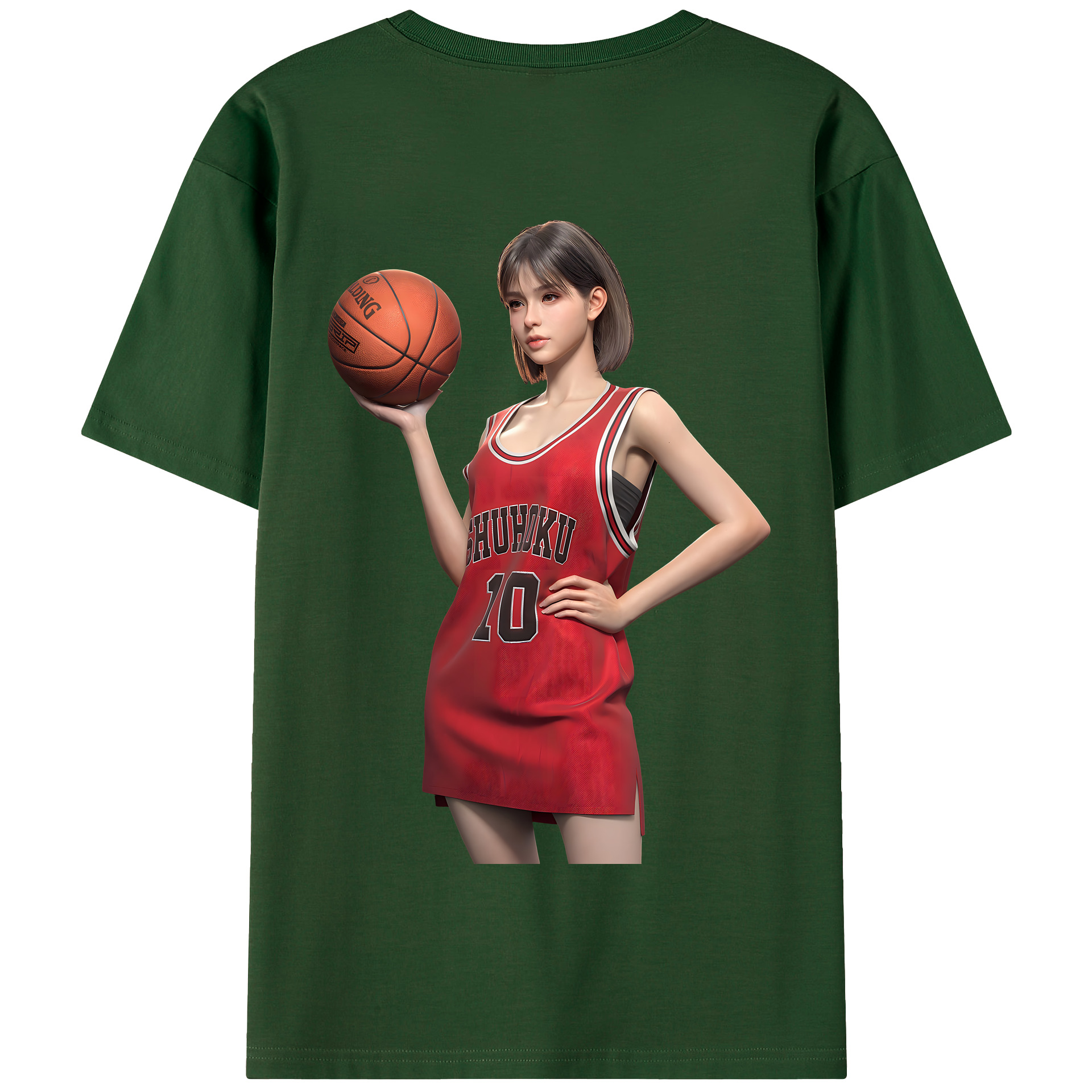 SLAM DUNK／スラムダンク 綿100％半袖Tシャツ（背面プリント）